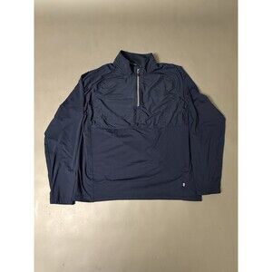 Cutter & Buck Adapt Eco Knit Stretch Recycled 1/4 Zip Pullover Large Navy